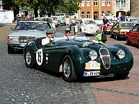 Ein Jaguar - Teilnehmer der Rheinbach-Classics 2015